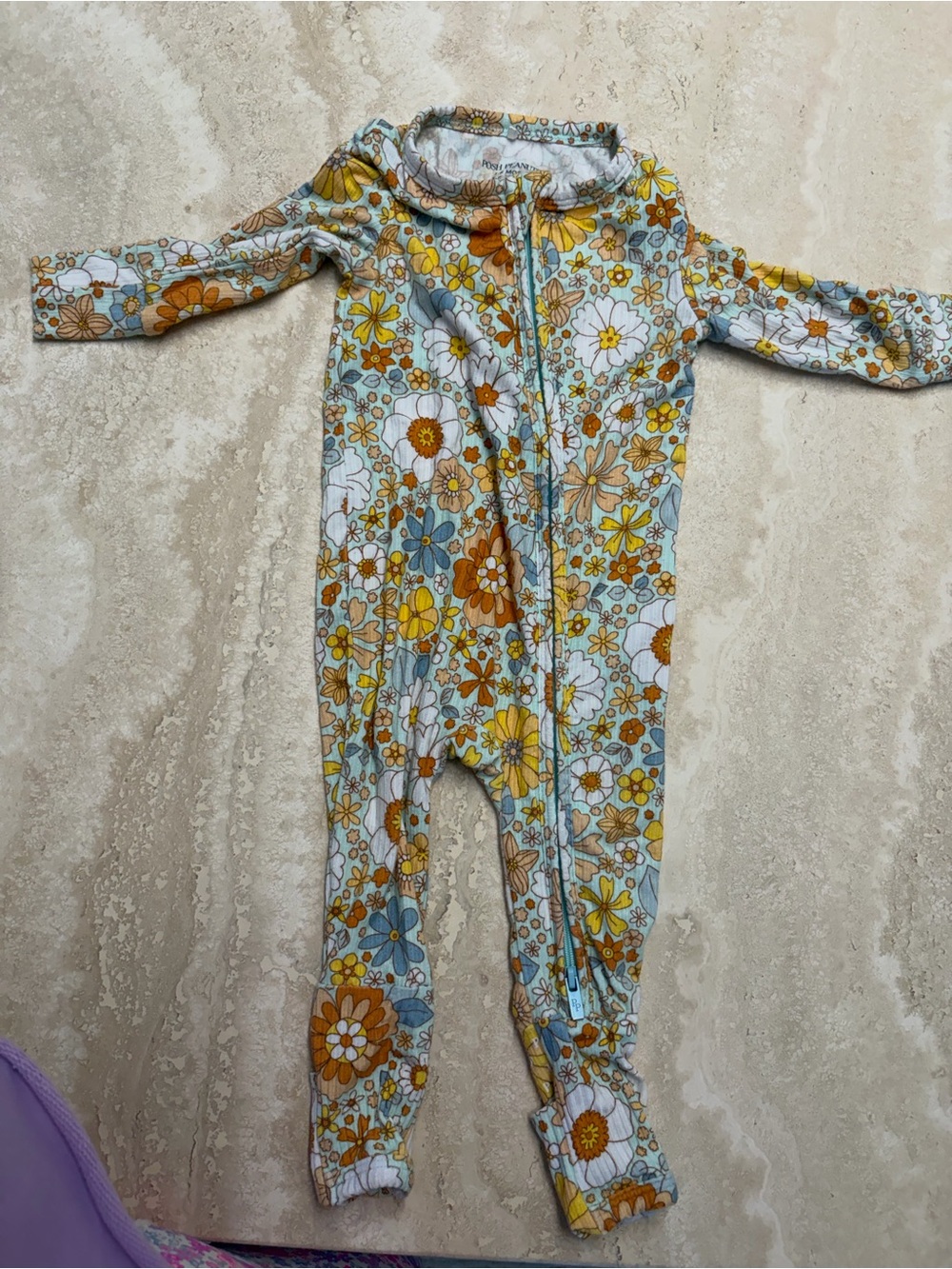 Posh Peanut Baby Girls Convertible pajama